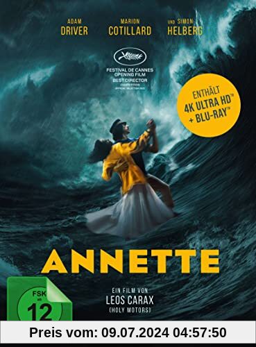 Annette - 2-Disc Limited Collector's Edition im Mediabook (4K Ultra HD) (+ Blu-ray2D) von Leos Carax