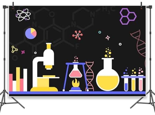 Leowefowa Chemische Wissenschaft, Forschung, Party-Dekorationen, 3 x 2,4 m, Vinyl-Hintergründe für Fotoshootings, Laborausrüstung, Fotohintergrund, Geschenk für Kinder, Geburtstag, Banner Leowefowa Chemische Wissenschaft, Forschung, Party-Dekorationen, 3 x 2,4 m, Vinyl-Hintergründe für Fotoshootings, Laborausrüstung, Fotohintergrund, Geschenk für Kinder, Geburtstag, Banner von Leowefowa