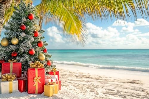 Leowefowa Foto-Hintergründe für Juli, Weihnachten, 3 x 2,4 m, Vinyl, Party-Dekorationen, Sommer, Meer, tropischer Hintergrund für Fotografie, Geburtstag, Banner, Fotokabinen-Requisiten Leowefowa Foto-Hintergründe für Juli, Weihnachten, 3 x 2,4 m, Vinyl, Party-Dekorationen, Sommer, Meer, tropischer Hintergrund für Fotografie, Geburtstag, Banner, Fotokabinen-Requisiten von Leowefowa