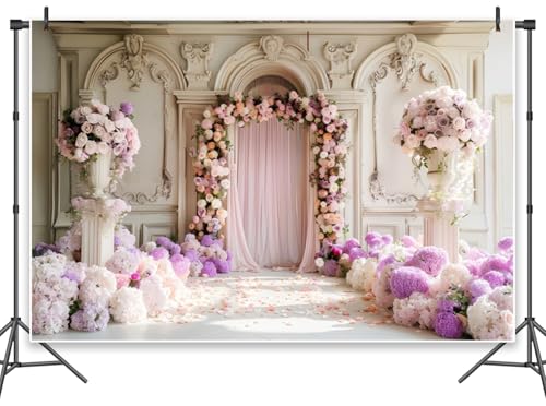 Leowefowa Fotohintergrund, Motiv: Europäischer Palastsaal, Bogen, 3 x 2,4 m, Vinyl, romantische Blumen-Wandhintergründe für Fotoshooting, Geschenk für Hochzeit, Braut, Geburtstag, Party Leowefowa Fotohintergrund, Motiv: Europäischer Palastsaal, Bogen, 3 x 2,4 m, Vinyl, romantische Blumen-Wandhintergründe für Fotoshooting, Geschenk für Hochzeit, Braut, Geburtstag, Party von Leowefowa