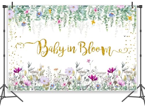 Leowefowa Fotohintergrund mit Baby in Bloom, 3 x 2,4 m, Vinyl, florales Naturthema, Salbeigrün Blätter, Hintergrüne, für Geburtstag, Babyparty, Party-Dekorationen, Hintergründe für Neugeborene Leowefowa Fotohintergrund mit Baby in Bloom, 3 x 2,4 m, Vinyl, florales Naturthema, Salbeigrün Blätter, Hintergrüne, für Geburtstag, Babyparty, Party-Dekorationen, Hintergründe für Neugeborene von Leowefowa