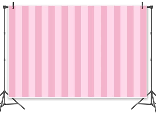 Leowefowa Fotohintergrund mit rosa Streifen, 3 x 2,4 m, Vinyl, pastellrosa gestreift, Fotoshooting-Hintergrund für Urlaub, Babyparty, Mädchen, Geburtstag, Party, Banner, Dekoration, Foto-Requisiten Leowefowa Fotohintergrund mit rosa Streifen, 3 x 2,4 m, Vinyl, pastellrosa gestreift, Fotoshooting-Hintergrund für Urlaub, Babyparty, Mädchen, Geburtstag, Party, Banner, Dekoration, Foto-Requisiten von Leowefowa