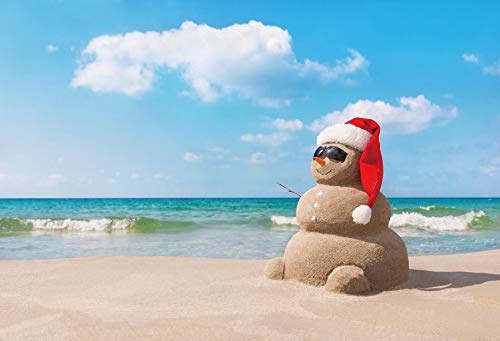 Leowefowa Fotoshooting-Hintergrund für Juli-Weihnachten, 3 x 2,4 m, Vinyl, hawaiianische Weihnachts-Party-Dekorationen, Sand, Schneemann, Weihnachtsmannmütze, Banner, Geschenk für Familie, Urlaub Leowefowa Fotoshooting-Hintergrund für Juli-Weihnachten, 3 x 2,4 m, Vinyl, hawaiianische Weihnachts-Party-Dekorationen, Sand, Schneemann, Weihnachtsmannmütze, Banner, Geschenk für Familie, Urlaub von Leowefowa