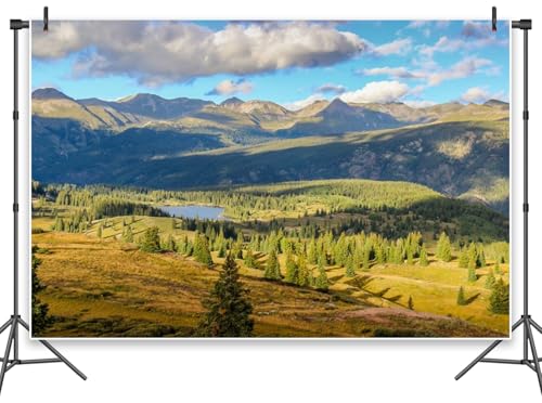 Leowefowa Hintergrund für Fotoshootings, Motiv: Berg und See, 3 x 2,4 m, Vinyl, blauer Himmel, weiße Wolken, natürliche Landschaft, Bild-Hintergrund, Tapete für Urlaub, Geburtstag, Party, Banner Leowefowa Hintergrund für Fotoshootings, Motiv: Berg und See, 3 x 2,4 m, Vinyl, blauer Himmel, weiße Wolken, natürliche Landschaft, Bild-Hintergrund, Tapete für Urlaub, Geburtstag, Party, Banner von Leowefowa