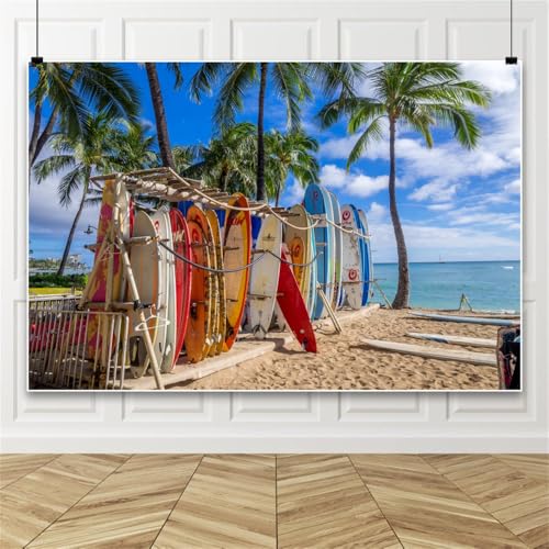 Leowefowa Hintergrund für Sommer, Meer, Strand, 3 x 2,4 m, Vinyl, Surfbretter, Fotografie-Hintergrund, tropische Palme, Outdoor, Geburtstag, Strand, Party, Dekoration, Fotoautomaten-Hintergrund Leowefowa Hintergrund für Sommer, Meer, Strand, 3 x 2,4 m, Vinyl, Surfbretter, Fotografie-Hintergrund, tropische Palme, Outdoor, Geburtstag, Strand, Party, Dekoration, Fotoautomaten-Hintergrund von Leowefowa