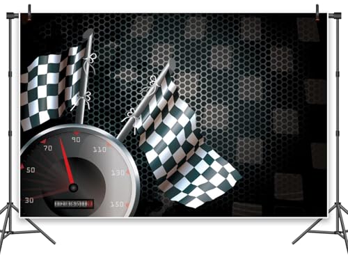 Leowefowa Speed Racing Hintergründe für Fotoshootings, 3 x 2,4 m, Vinyl, spannendes Spiel, karierte Flagge, Fotografie-Hintergrund für Jungen, Geburtstagsparty, Banner, Babyparty, Hochzeit, Dekoration Leowefowa Speed Racing Hintergründe für Fotoshootings, 3 x 2,4 m, Vinyl, spannendes Spiel, karierte Flagge, Fotografie-Hintergrund für Jungen, Geburtstagsparty, Banner, Babyparty, Hochzeit, Dekoration von Leowefowa