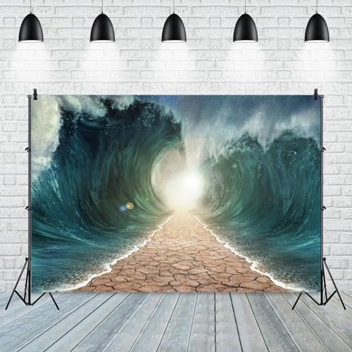 Leowefowa Vinyl-Hintergrund für Moses, geteilter Seeweg, Judentum, katholisch, christlich, Kirche, Religion, Fotografie, Hintergrund, Gott Segen, Jesus, Ostern, Party, Dekoration Leowefowa Vinyl-Hintergrund für Moses, geteilter Seeweg, Judentum, katholisch, christlich, Kirche, Religion, Fotografie, Hintergrund, Gott Segen, Jesus, Ostern, Party, Dekoration von Leowefowa