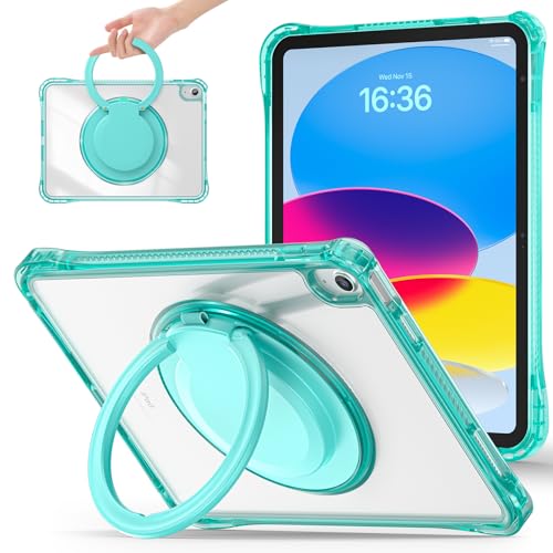 Lepeoac Hülle für iPad A16 11th Generation 27.9 cm 2025, Cover für iPad 10th Generation 2022, Glitzer Tablet Hüllen mit weichem TPU & transparentem PC & drehbarem Ständer für Kinder, Hellgrün Lepeoac Hülle für iPad A16 11th Generation 27.9 cm 2025, Cover für iPad 10th Generation 2022, Glitzer Tablet Hüllen mit weichem TPU & transparentem PC & drehbarem Ständer für Kinder, Hellgrün von Lepeoac