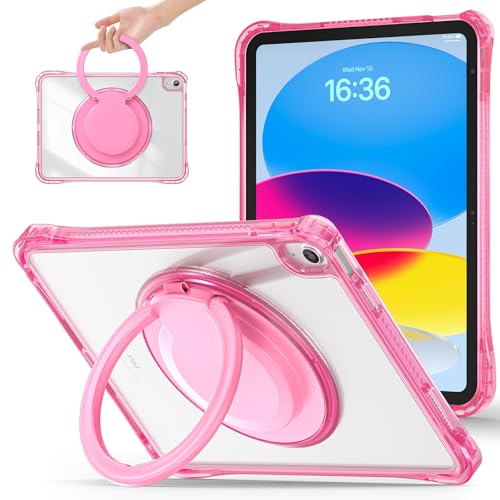 Lepeoac Hülle für iPad A16 11th Generation 27.9 cm 2025, Cover für iPad 10th Generation 2022, Glitzer Tablet Hüllen mit weichem TPU & transparentem PC & drehbarem Ständer für Kinder, Rose Lepeoac Hülle für iPad A16 11th Generation 27.9 cm 2025, Cover für iPad 10th Generation 2022, Glitzer Tablet Hüllen mit weichem TPU & transparentem PC & drehbarem Ständer für Kinder, Rose von Lepeoac