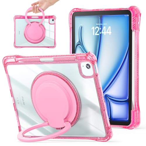 Lepeoac Stoßfeste Schutzhülle für iPad Air 27,9 cm (11 Zoll) (M3 2025 7. / M2 2024 6. Generation), kompatibel mit iPad Air 11 Zoll (2022 5. Generation/2020 4. Generation), PC-Tablet-Hüllen mit von Lepeoac