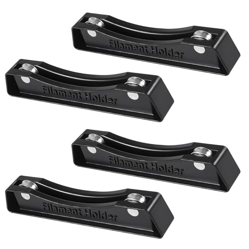 4 Stück 3D Drucker Filament Spulenhalter, 3D Drucker Filament Halter, 3D Drucker Filament Halter Extra Glatt, Filamenthalter Kugellager, für PLA/ABS/TPU/andere 3D-Druckmaterialien Druckerzubehör von Lepidi