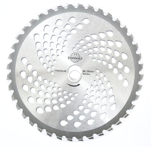 255x25,4 mm Schneideblatt für Kreissägen, Motorsensen oder Freischneider mit 40 scharfkantigen TCT-Zähnen 255x25,4 mm Schneideblatt für Kreissägen, Motorsensen oder Freischneider mit 40 scharfkantigen TCT-Zähnen von Lepik