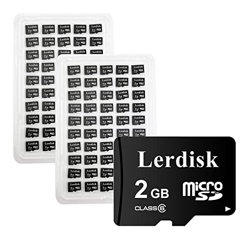 Lerdisk Factory Wholesale Micro-SD-Karte, 2 GB, 100 Stück, von 3C Group autorisierter Lizenz (2 GB, 100 Stück) von Lerdisk