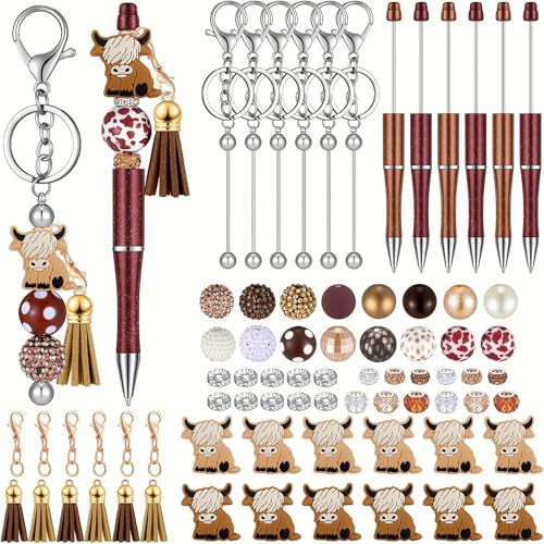 74pcs Perlenstift Perlenschlüsselkäse Set Verschlüsse Und Quastenanhänger Für Abschluss Des Lehrers Für Schüler von Lerpwige