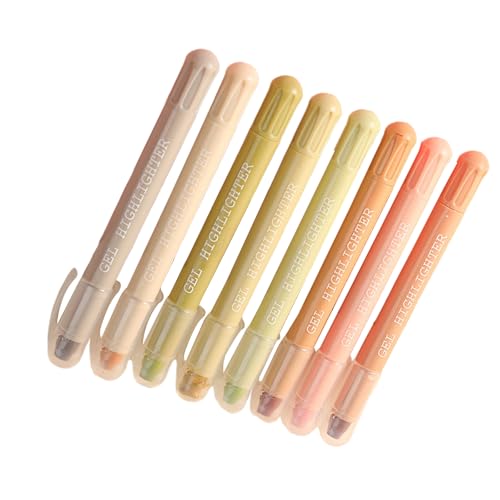 8 PCs Highlighters Set Highlighter Marker Ästhetische Bibel Highlighter Gel Highlighter Stift Bibelmarker Stift Zum Lernen von Lerpwige