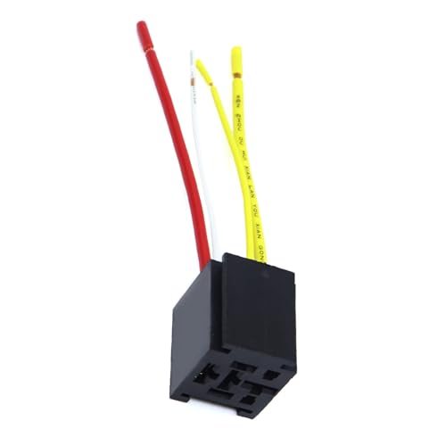 80A Relays Quadrat Sockel Kabelbaum Für Auto Motorräder Automobillichter Hochwertige Geräte Einfache Installation von Lerpwige