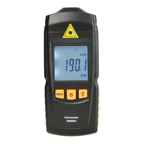 Digitaler Drehzahlmesser 2.5-99999RPM Messgeräte Für Auto LKW Boote Nicht Kontakt Mit Dem Drehzahlmesser Set Kontakt von Lerpwige