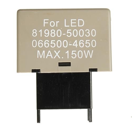 Flasher Relays Electronic Ersatzblutsignal 81980-50030 Flaser Speed ​​LED Flasher Relais von Lerpwige