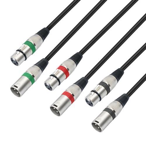 Lerpwige 10pcs 3Pin Kabel Mikrofonkabel 3 Pin Männliche Bis Weibliche 3Pin Steckerkabel Für Mikrofone Mischlautsprechersysteme Lerpwige 10pcs 3Pin Kabel Mikrofonkabel 3 Pin Männliche Bis Weibliche 3Pin Steckerkabel Für Mikrofone Mischlautsprechersysteme von Lerpwige