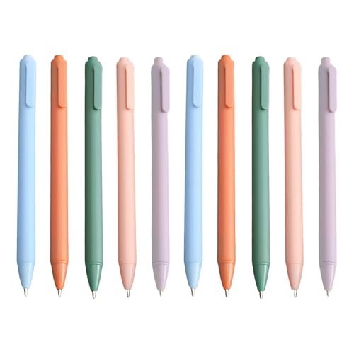 Lerpwige 10pcs Gel Inks Stifte Neutral 0 5 Mm Schnelltrocknen Feiner Punkt Für Schreiben Von Journaling Office Home & von Lerpwige
