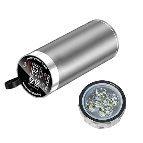 Lerpwige Aluminium 46950 Power Pack Case Mit 22 5 W USB Schnellgebühren Und 8W LED Taschenlampen Mobiles Stromversorgung Für Wanderung Und Reisen Lerpwige Aluminium 46950 Power Pack Case Mit 22 5 W USB Schnellgebühren Und 8W LED Taschenlampen Mobiles Stromversorgung Für Wanderung Und Reisen von Lerpwige