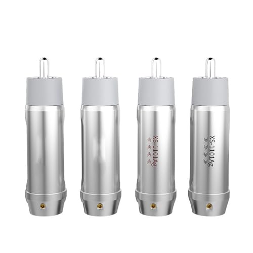 Lerpwige High Fidelitys Silver Music Plugs Schraubte Musik Männlicher Stecker Adapter Für Verstärker Und Lautsprecher Authentischer Sound Lerpwige High Fidelitys Silver Music Plugs Schraubte Musik Männlicher Stecker Adapter Für Verstärker Und Lautsprecher Authentischer Sound von Lerpwige