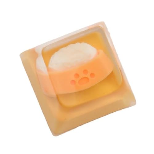 Lerpwige Hundeschalenschlüsselcaps Persönlichkeit Cartoon Keycap Ersatztaste Geschenk Für Mechanische Tastaturkappen 3D Tastaturen von Lerpwige