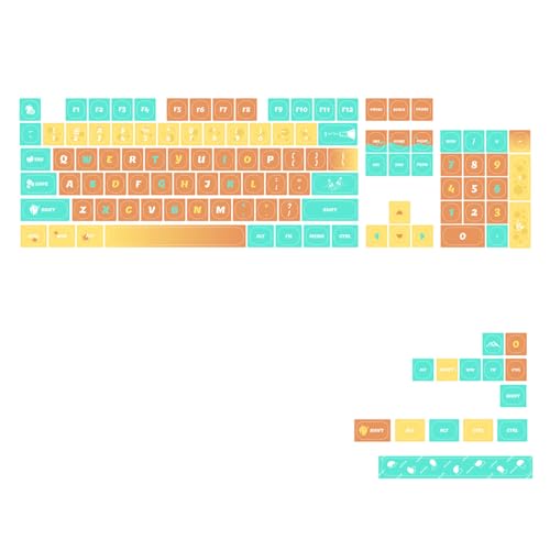 Lerpwige Mechanische Tastaturschlüsselkaps Einfacher Installations Und Entfernen Von Keycap Wärme Sublimated Tastatur 7U SpaceBar von Lerpwige