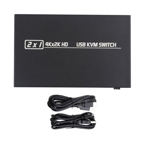 Lerpwige Plug and Play-2-Port HDTV Umschalter Mit HDCP 1.4 USB Hubs Unterstützung Für Überwachungen Hosts Gemeinsame Tastaturen Mäuse von Lerpwige