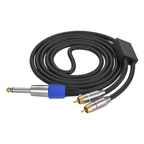 Lerpwige Professioneller 1/4 Zoll Mann Zum Männlichen Stereo Y Splitter Kabel 6.35 Anschlusskabelkabel 50 Cm Bis 10 M Lerpwige Professioneller 1/4 Zoll Mann Zum Männlichen Stereo Y Splitter Kabel 6.35 Anschlusskabelkabel 50 Cm Bis 10 M von Lerpwige