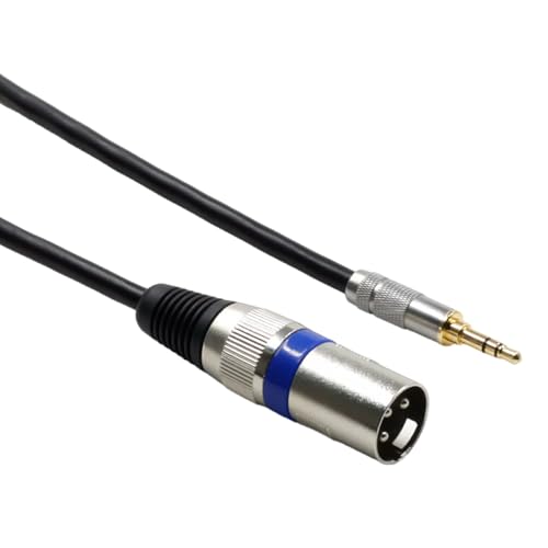 Lerpwige Schalladapterkabel 3 5 Mm Kleine Stecker Zum Männlichen Kabelschaltgerät Anschluss Mikrofonen Kabel Upgrades Zum Mischen Von Konsolen von Lerpwige