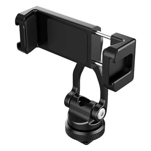 Lerpwige Smartphone Doppel 1/4 Faden Kaltschuhstativadapter Für Mobiltelefone Quick Releases Plate Einstellbar von Lerpwige