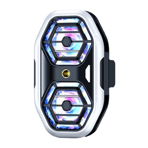 Lerpwige Telefonkühler Back Clip Handy Cooling Lüfter Tragbarer Telefonkühler Mit Doppelkühlchip Spiel Halbleiter Lerpwige Telefonkühler Back Clip Handy Cooling Lüfter Tragbarer Telefonkühler Mit Doppelkühlchip Spiel Halbleiter von Lerpwige
