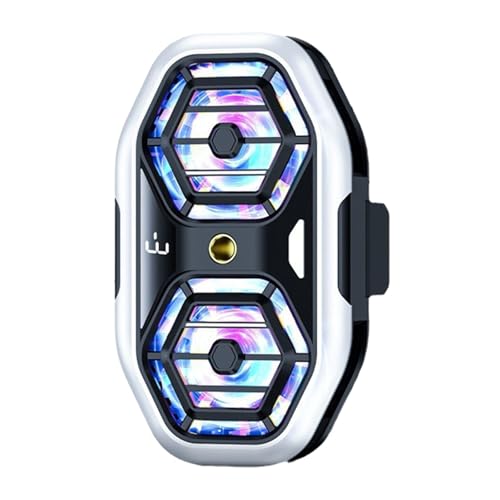 Lerpwige Telefonkühler Back Clip Handy Cooling Lüfter Tragbarer Telefonkühler Mit Doppelkühlchip Spiel Halbleiter Lerpwige Telefonkühler Back Clip Handy Cooling Lüfter Tragbarer Telefonkühler Mit Doppelkühlchip Spiel Halbleiter von Lerpwige