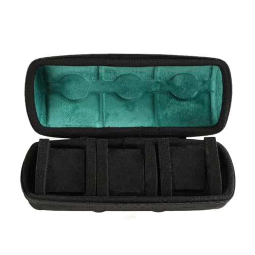 Lerpwige Tragbare 3 Slot Watch Aufbewahrungstasche wasserdichte Fahrtbeutel Mit Weichem Futter Für Smartwatch Armbandwatch Box von Lerpwige