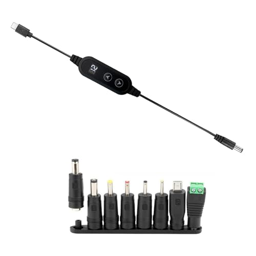 Lerpwige Typ C Bis DC5521 Stromkabel 5V9V12V15V20V Einstellung Mit 8 Adaptern Für Laptops Und Drahtlose Lautsprecher Lerpwige Typ C Bis DC5521 Stromkabel 5V9V12V15V20V Einstellung Mit 8 Adaptern Für Laptops Und Drahtlose Lautsprecher von Lerpwige