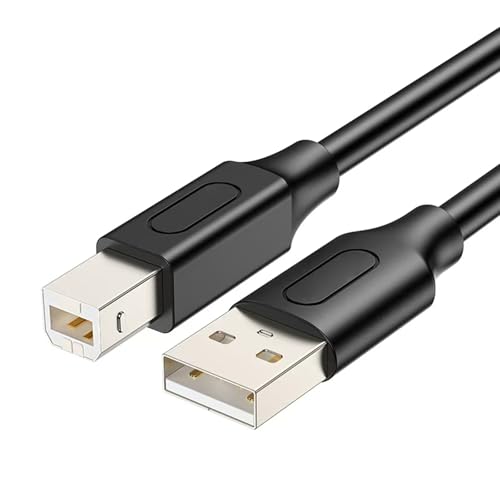 Lerpwige USB Druckerkabel USB 2.0 Männlich Zu USB B Typ B Männliche Kabel Kabel Scanner Datenübertragungskabel Für Drucker Scanner Lerpwige USB Druckerkabel USB 2.0 Männlich Zu USB B Typ B Männliche Kabel Kabel Scanner Datenübertragungskabel Für Drucker Scanner von Lerpwige