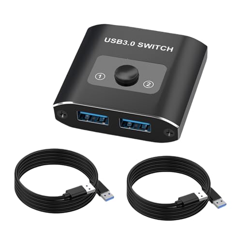 Lerpwige USB3.0 Switcher Bidirectional 2 In 1 Oder 1 Zu 2 Out Zum Austausch Von USB Geräten Wie Druckertastatur Und Maus von Lerpwige