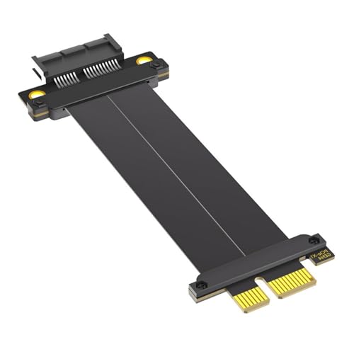 PCIe 1x Kabel PCIE4.0 Risers Karte 180 Grad Bis 180 Grad Flachverlängerungskabel Motherboard Extender Adapter von Lerpwige