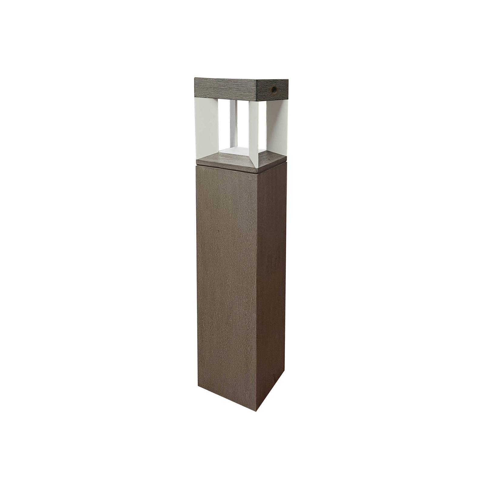 LED-Solar-Wegeleuchte Teckalu Sensor teak/weiß LED-Solar-Wegeleuchte Teckalu Sensor teak/weiß von Les Jardins