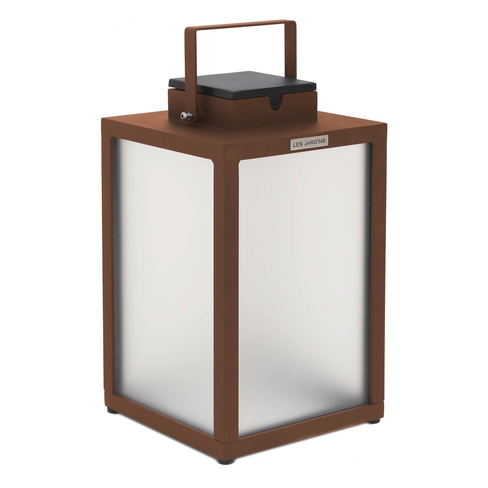 LED-Solarlaterne Tradition, corten, Höhe 40 cm LED-Solarlaterne Tradition, corten, Höhe 40 cm von Les Jardins