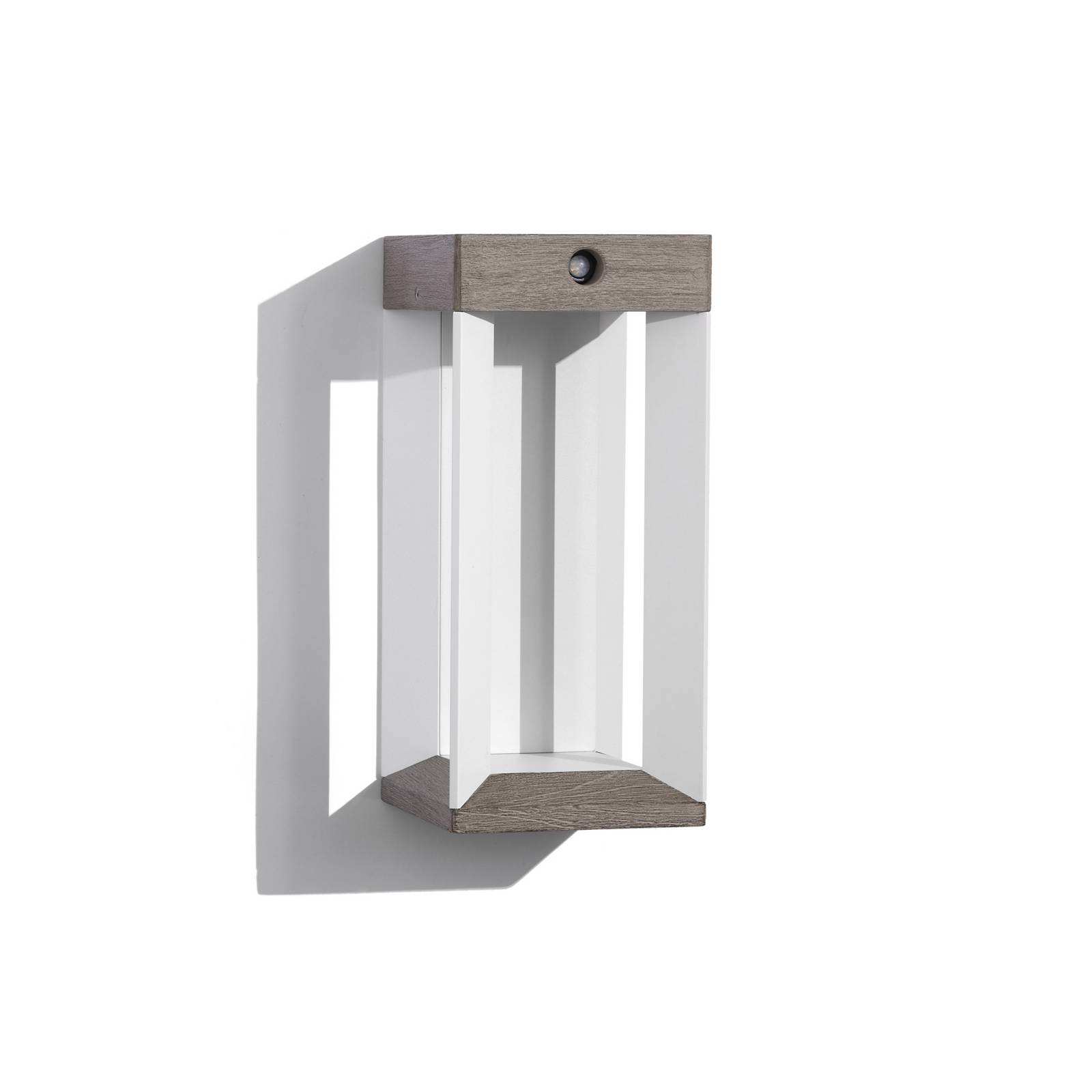 Les Jardins LED-Solarwandleuchte Teckalu, grau/weiß, 33 cm Les Jardins LED-Solarwandleuchte Teckalu, grau/weiß, 33 cm von Les Jardins