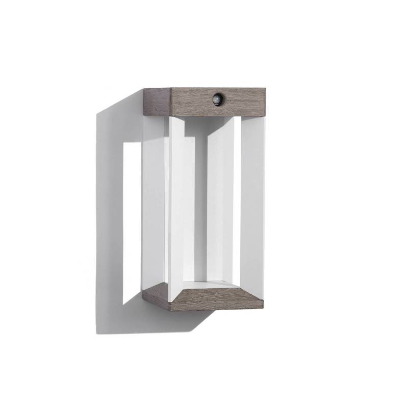 Les Jardins LED-Solarwandleuchte Teckalu, grau/weiß, 33 cm von Les Jardins