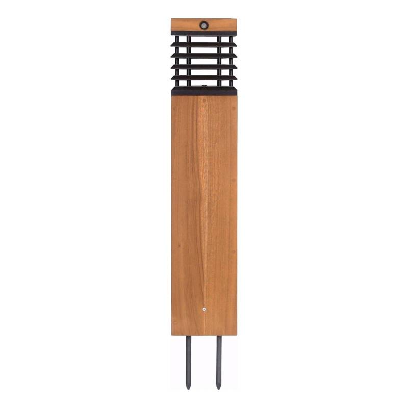 Les Jardins LED-Solarwegeleuchte Tekura, teak/grau, 75 cm von Les Jardins