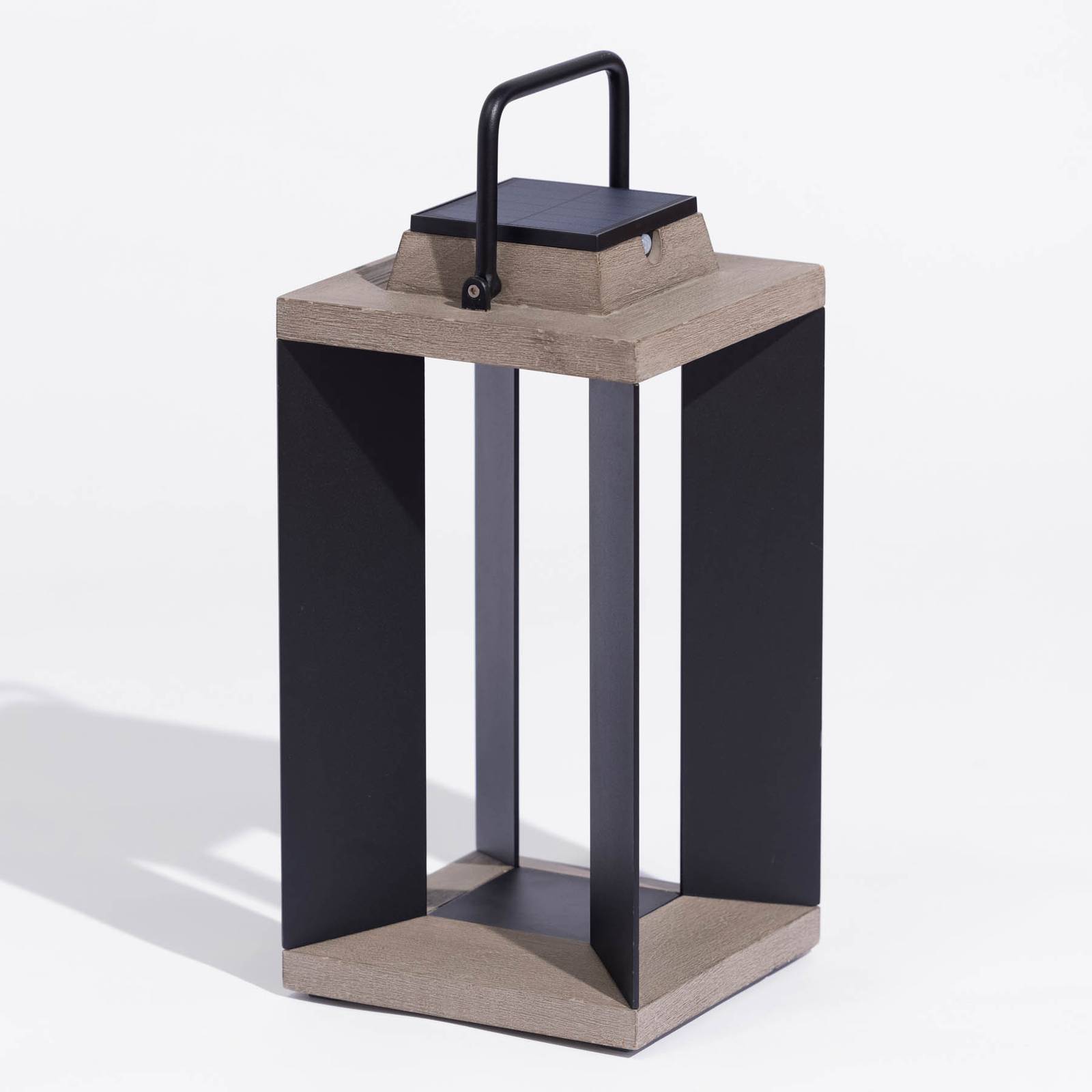 Solarlaterne Teckalu, Duratek/Alu schwarz, 45,5cm Solarlaterne Teckalu, Duratek/Alu schwarz, 45,5cm von Les Jardins