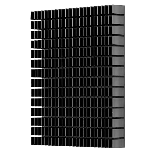 Les-Theresa Kühlkörper 150x120x20mm Aluminium Kühlkörper Kühler Kühler Kühlrippe für Kühler Elektronik CPU Led(Schwarz) von Les-Theresa