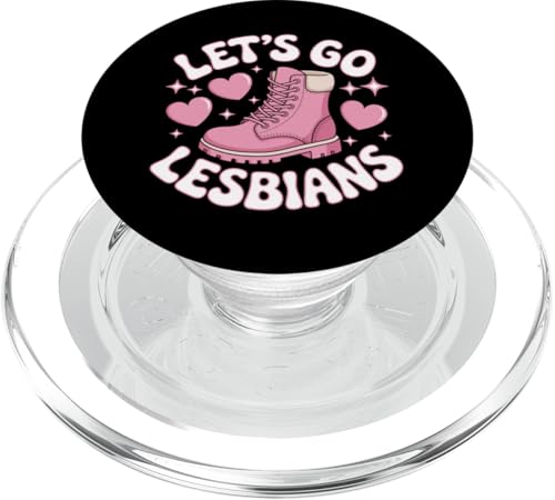 Let's Go Lesbians Subtle Lesbian Pride Month PopSockets PopGrip für MagSafe von Lesbian Merch & Lesbian Stuff
