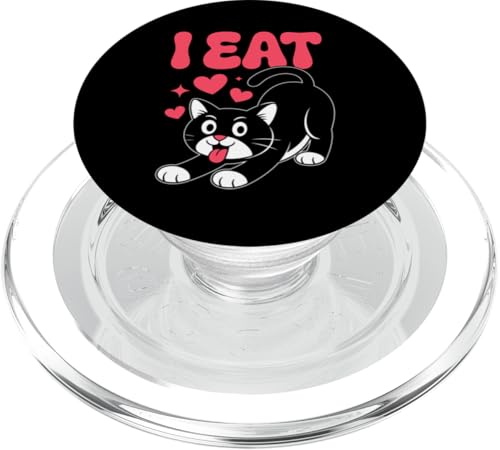 Subtile Lesbian Cat Pride Ich esse Lesbisch PopSockets PopGrip für MagSafe von Lesbian Merch & Lesbian Stuff