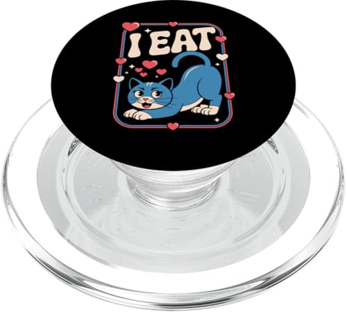 Subtile Lesbian Cat Pride Ich esse Lesbisch PopSockets PopGrip für MagSafe von Lesbian Merch & Lesbian Stuff