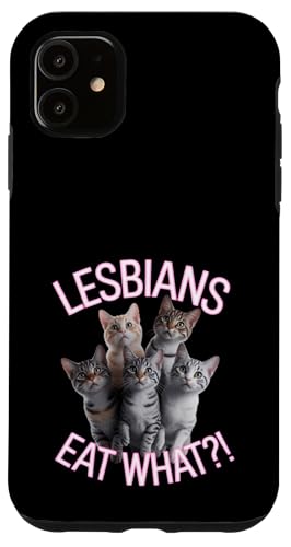 Subtle Lesbian Pride Cat Lesben Eat What Hülle für iPhone 11 Subtle Lesbian Pride Cat Lesben Eat What Hülle für iPhone 11 von Lesbian Merch & Lesbian Stuff
